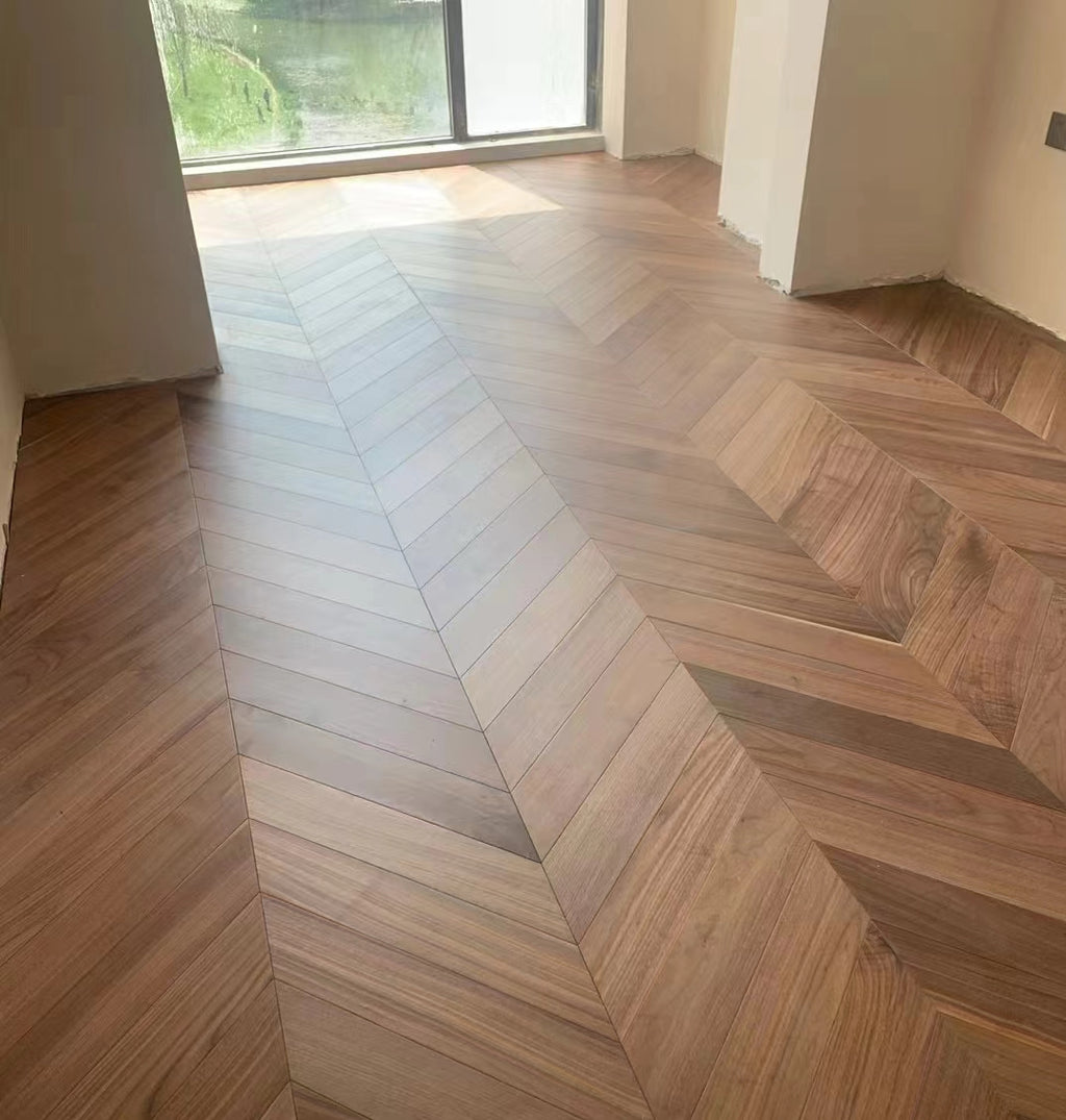 60 ° splicing black walnut